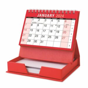 Desktop Calendar With Memo Pad 2024