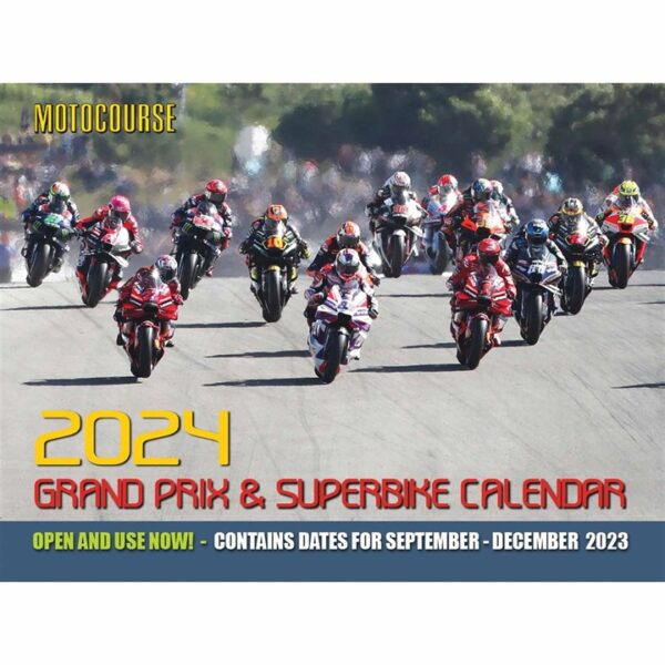 Motocourse A3 Calendar 2024
