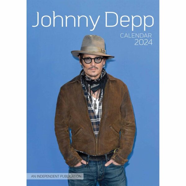 Johnny Depp A3 Calendar 2024