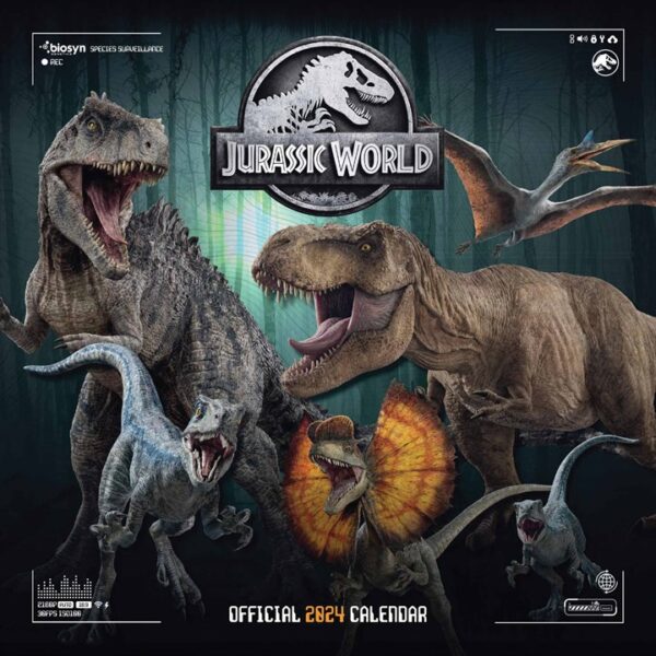 Jurassic World Calendar 2024