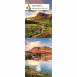 Scottish Mountains & Lochs Slim Calendar 2024