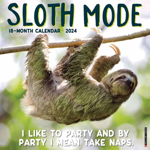 Sloth Mode Calendar 2024