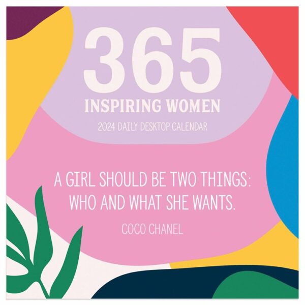 365 Inspiring Women Desk Calendar 2024