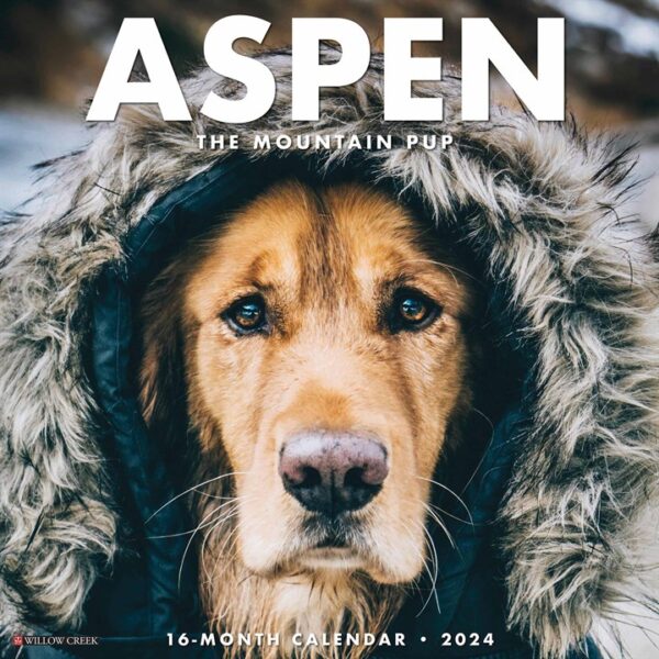 Aspen the Mountain Pup Calendar 2024