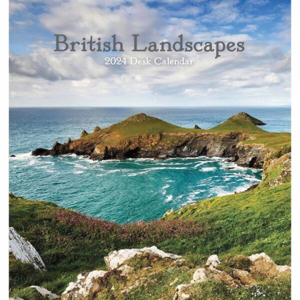 British Landscapes Easel Desk Calendar 2024